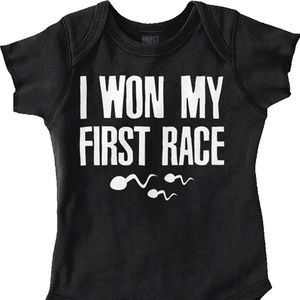 “I WON MY FIRST RACE” Mew unisex onesie!!